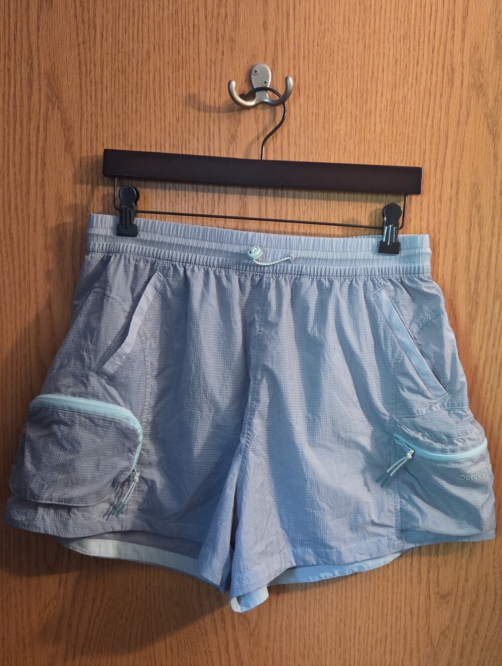 Outdoor Voices Windbreaker 3" Shorts in Storm Medium